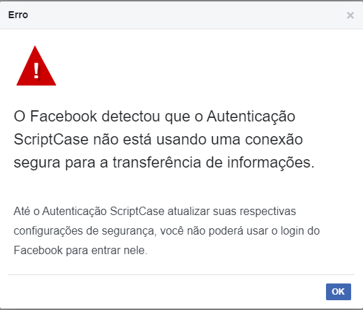 Gerando as credenciais para autenticação com Facebook